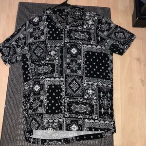 Bandana print Shirt dress